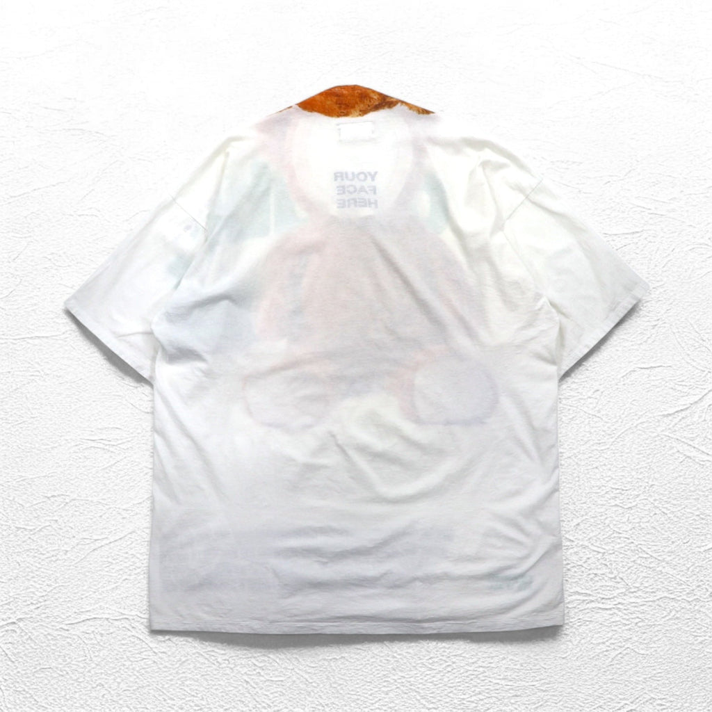 doublet YOUR FACE HERE T-shirt FREE bianco TED Ted CAPSULETOY COMPRESSED