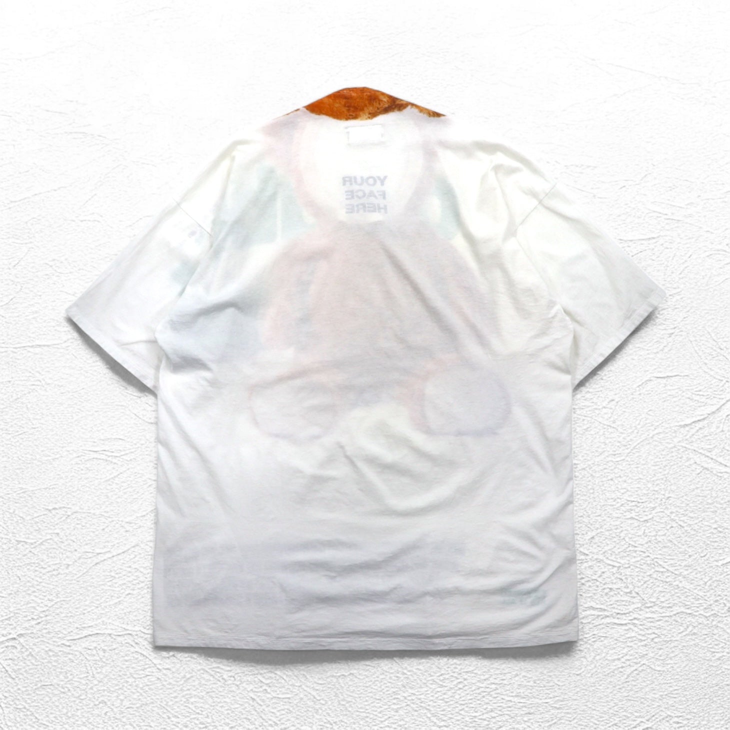 doublet YOUR FACE HERE T-shirt FREE bianco TED Ted CAPSULETOY COMPRESSED