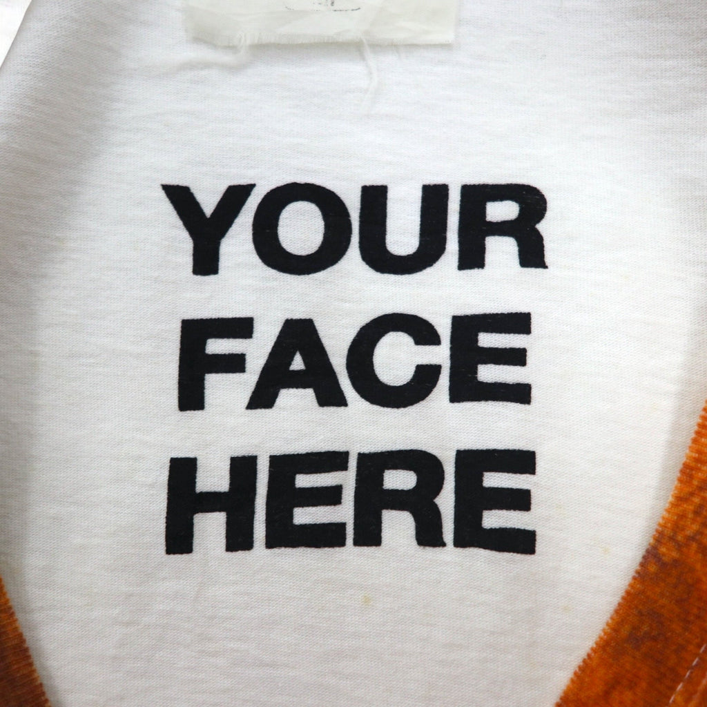 doublet YOUR FACE HERE T-shirt FREE bianco TED Ted CAPSULETOY COMPRESSED
