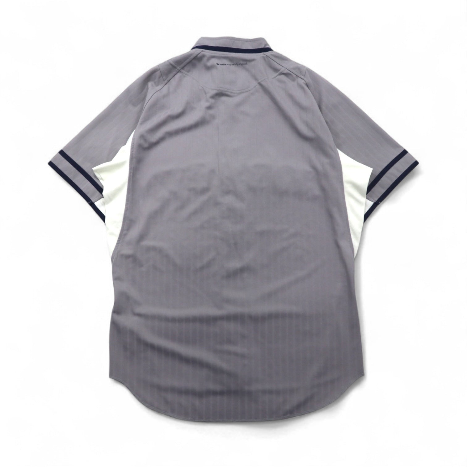 adidas originals × KZK ( Kazuki Kuraishi 倉石一樹 ) ObyO ベースボールシャツ XL グレー ポリエステル NORDEN O17334