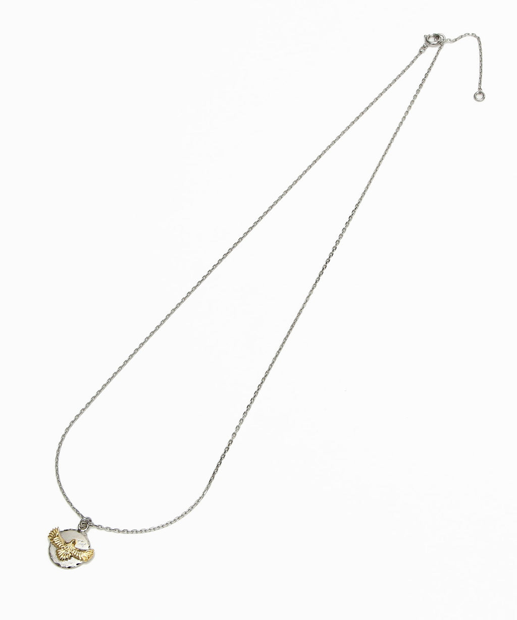 EAGLE COIN NECKLACE(GOLD & SILVER)