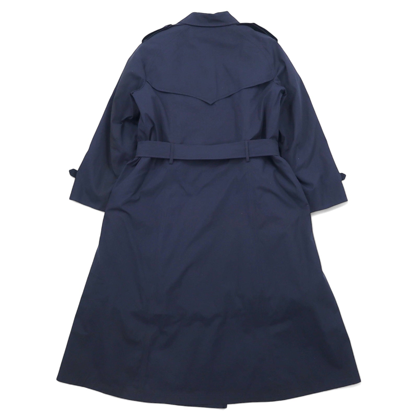 Anni '90, US NAVY, Esercito americano, cappotto per tutte le stagioni, trench coat, 14R, blu navy, poliestere cotone, fodera rimovibile, con cintura, militare, 8410-01-175-2264 RAIN COAT WOMEN'S LONDONTOWN CORP