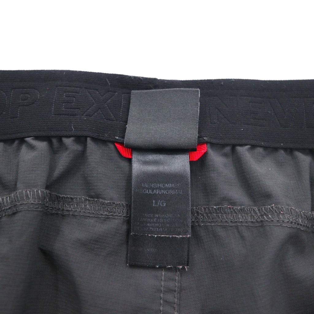 THE NORTH FACE pantaloncini corti outdoor ripstop L grigi in nylon impermeabile standard USA ARPE