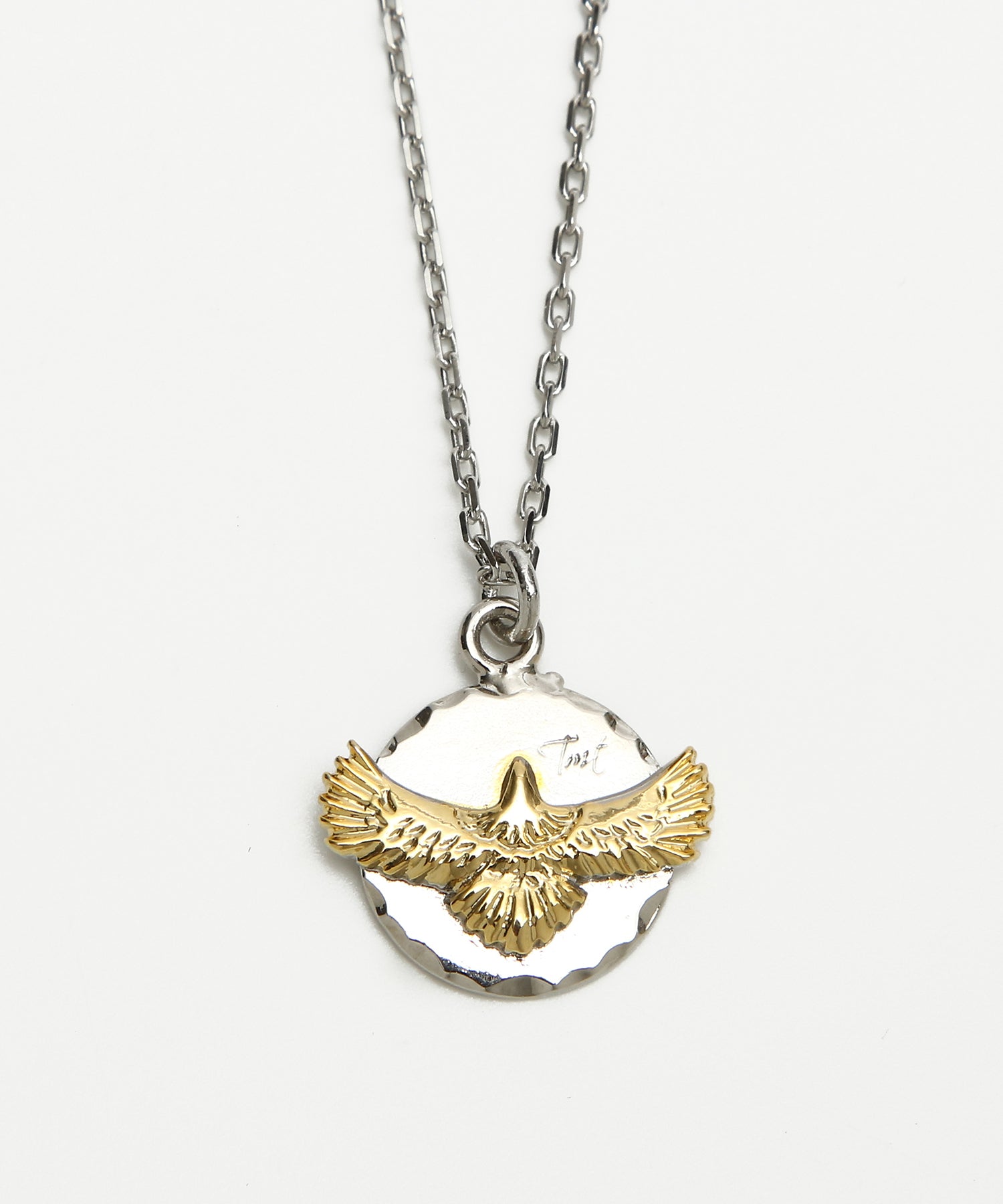 COLLANA CON MONETA AQUILA (ORO E ARGENTO)