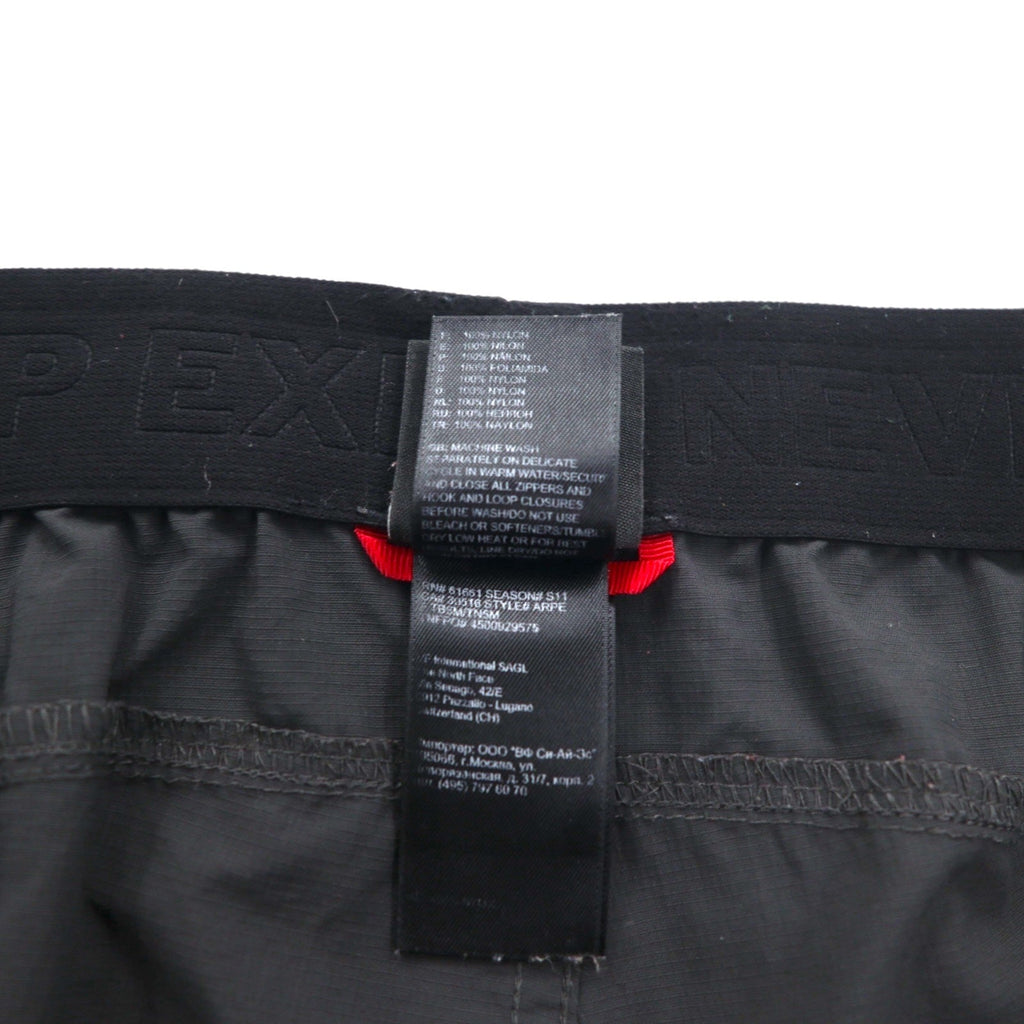 THE NORTH FACE pantaloncini corti outdoor ripstop L grigi in nylon impermeabile standard USA ARPE