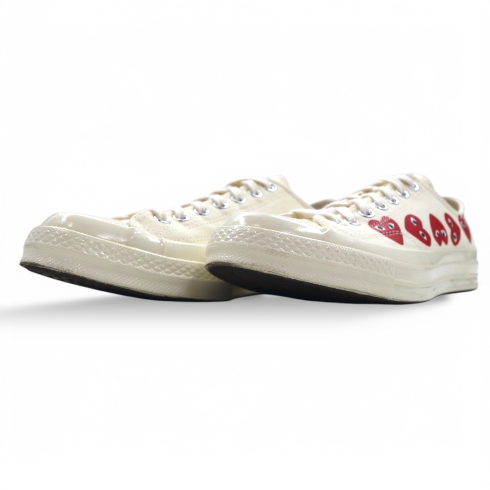 PLAY COMME des GARCONS × CONVERSE CT70 Sneakers 27cm Bianche Chuck Taylor 70 Multi Heart 162975C