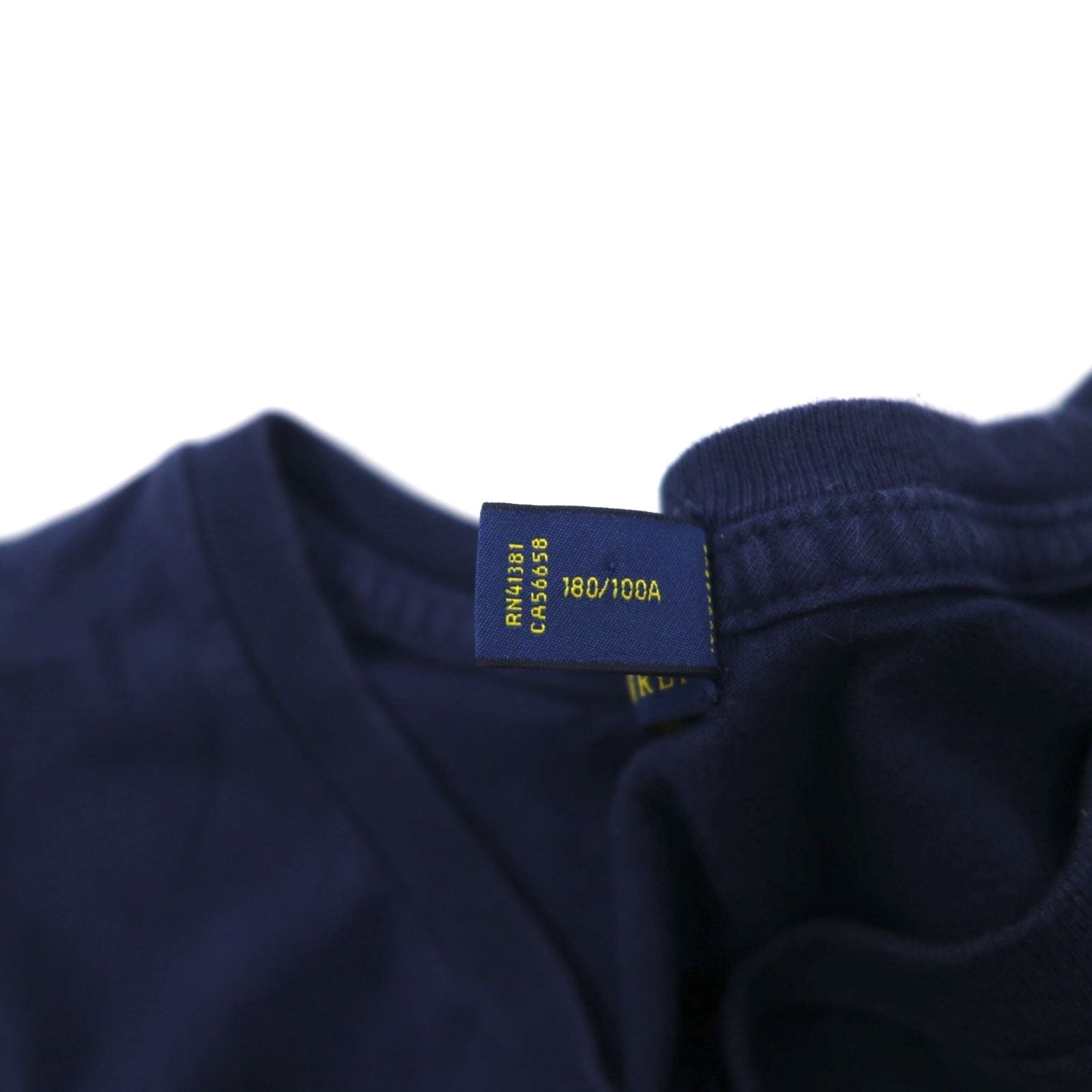 POLO RALPH LAUREN ポロベア Tシャツ L ネイビー コットン プリント