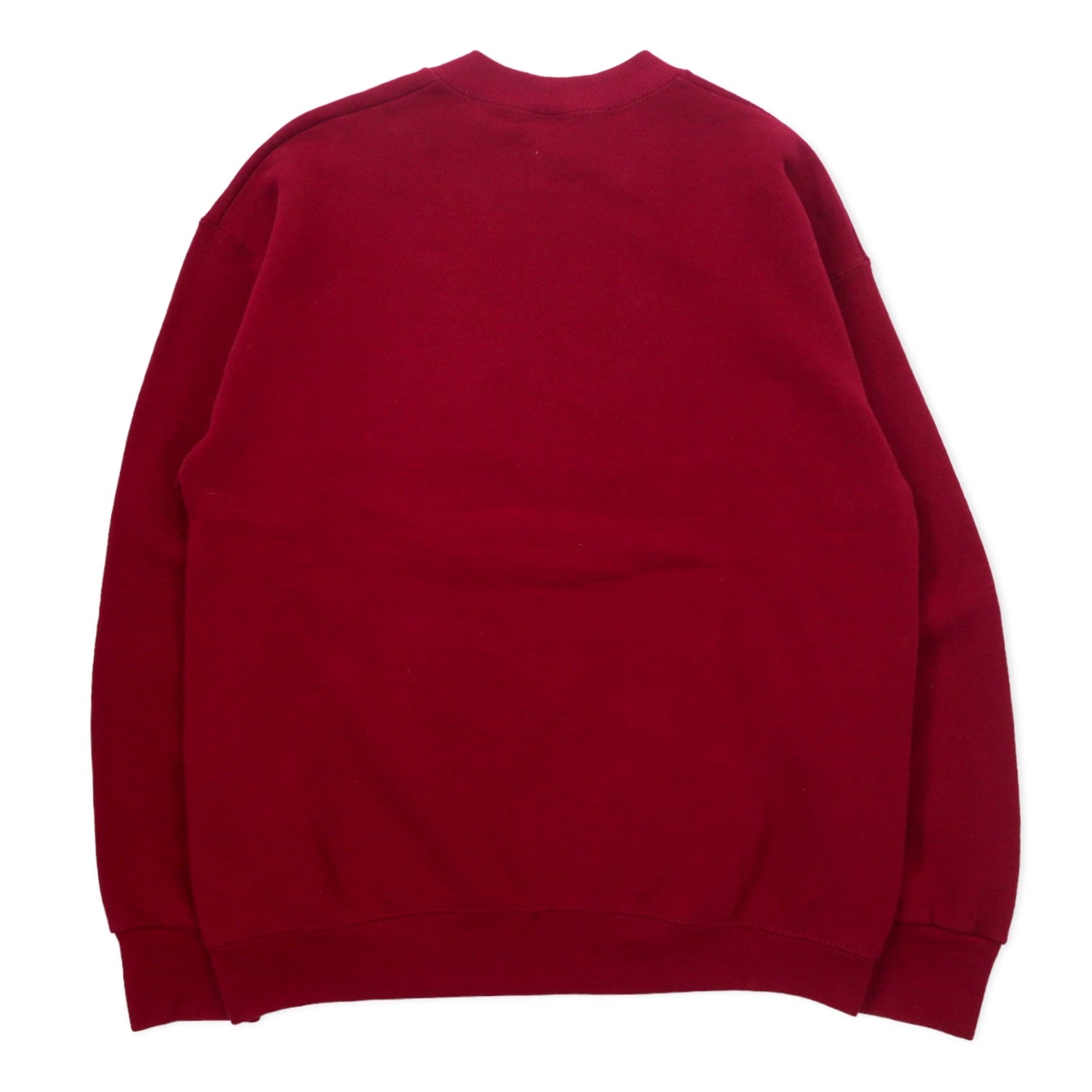 FRUIT OF THE LOOM USA 90s felpa ricamata college L rosso cotone KENTUCKY