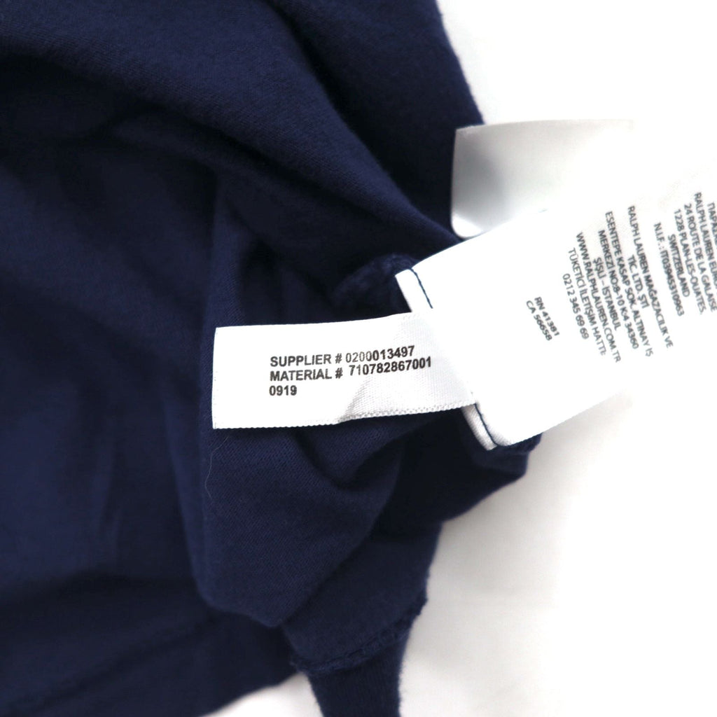 POLO RALPH LAUREN ポロベア Tシャツ L ネイビー コットン プリント