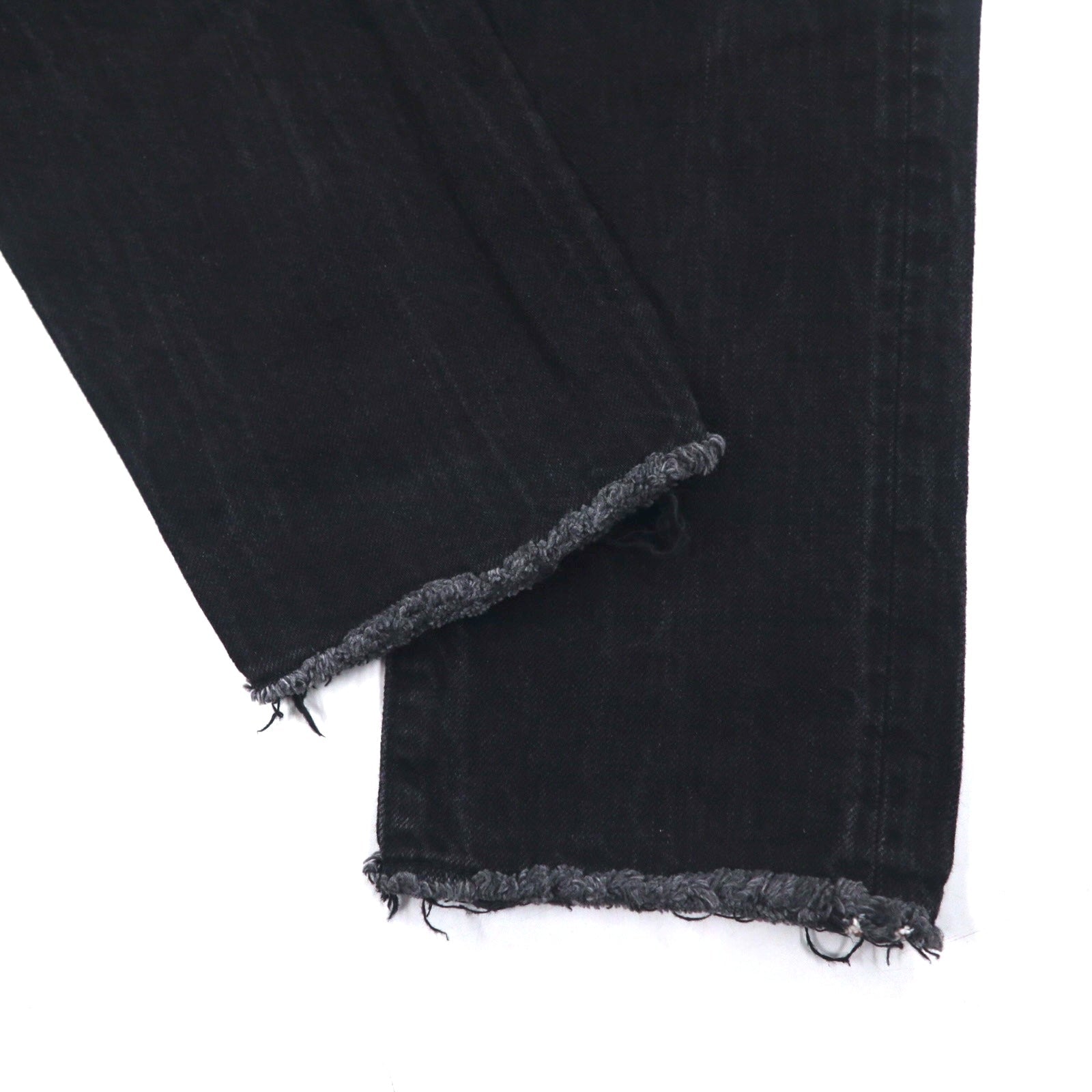 bukht Cut-off Jeans S Nero BASIC 5P SLIM DENIM PANTS B-M31806 Prodotto in Giappone