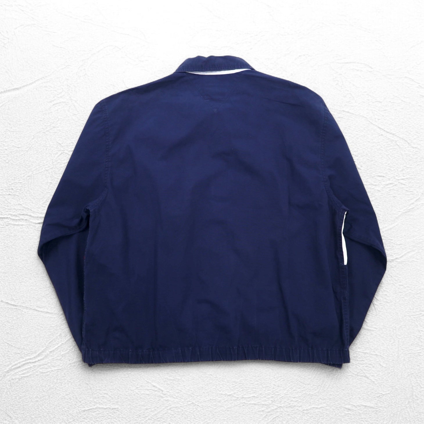 TOMMY HILFIGER 90年代 フラッグロゴ スウィングトップ L ネイビー コットン