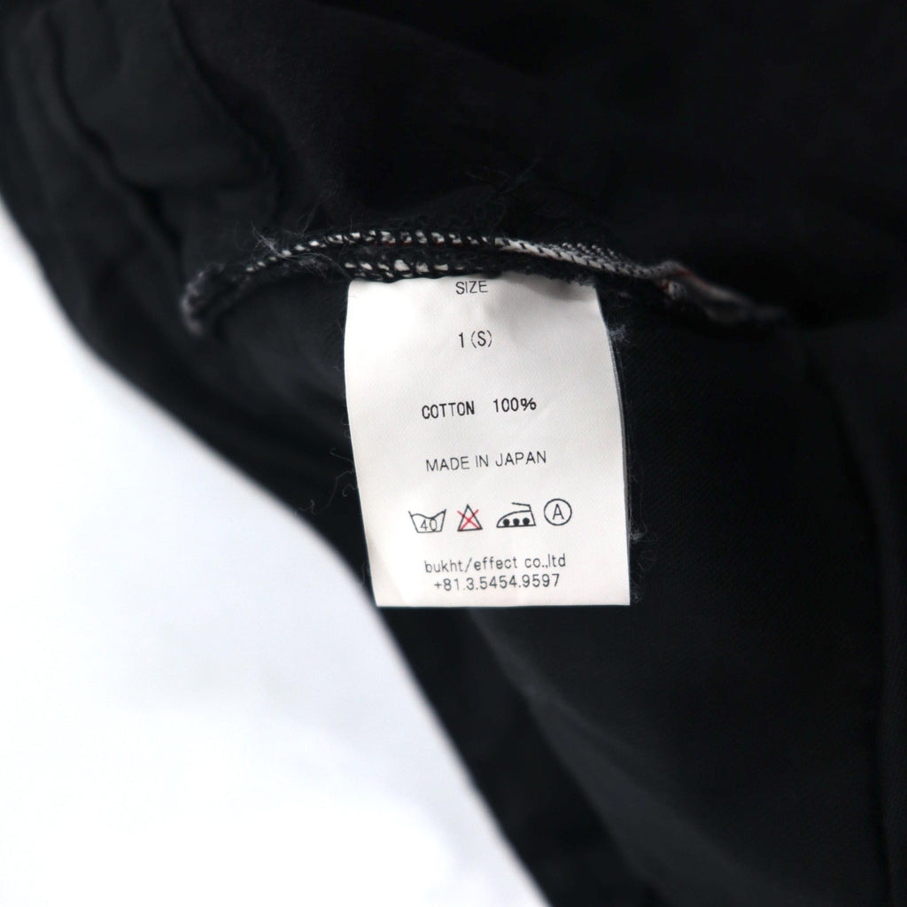 bukht Cut-off Jeans S Nero BASIC 5P SLIM DENIM PANTS B-M31806 Prodotto in Giappone