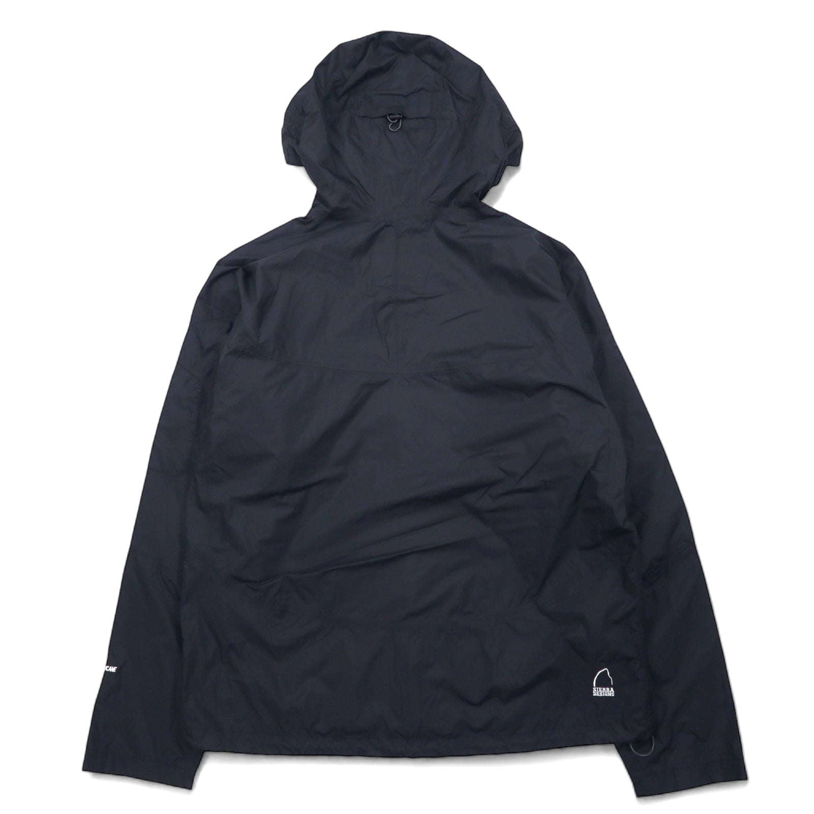 SIERRA DESIGNS Hurricane Jacket Mountain Parka XL Nero Nylon Impermeabile HURRICANE RAIN JACKET
