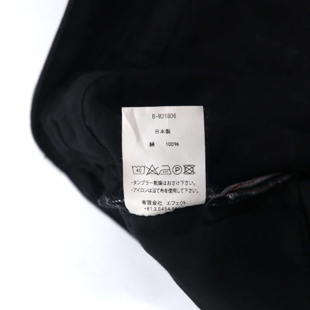 bukht Cut-off Jeans S Nero BASIC 5P SLIM DENIM PANTS B-M31806 Prodotto in Giappone