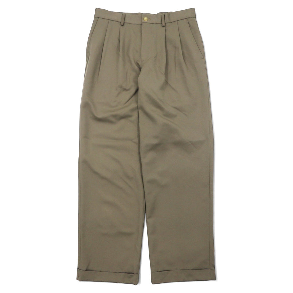 Pantaloni svasati con pinces VAN HEUSEN anni '90 30 beige poliestere