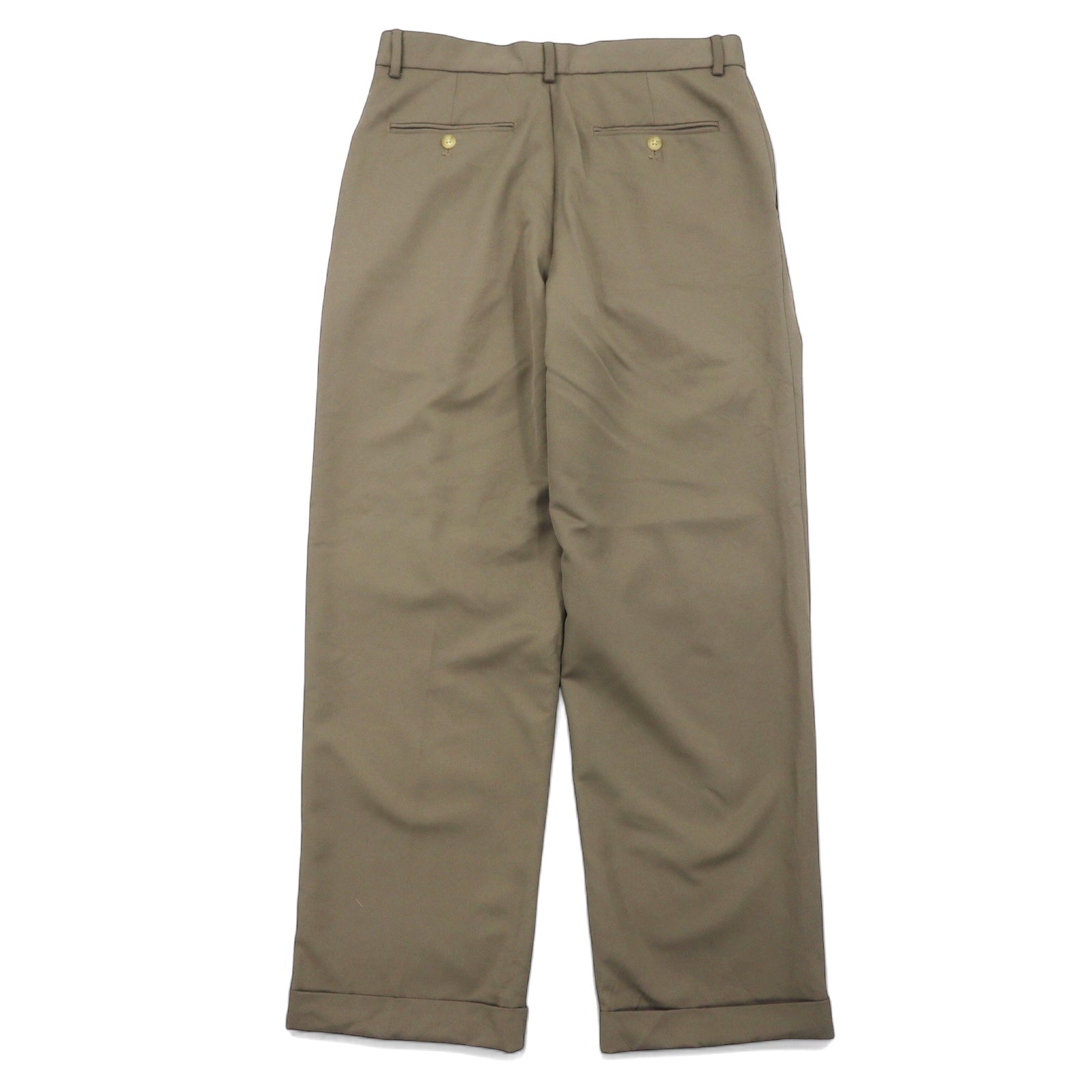 Pantaloni svasati con pinces VAN HEUSEN anni '90 30 beige poliestere