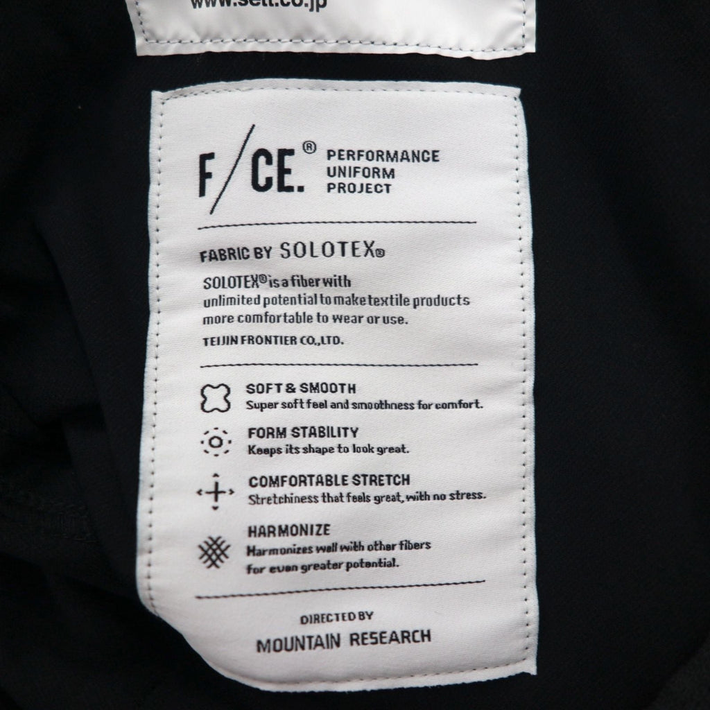 F/CE. × MOUNTAIN RESARCH ボンテージパンツ S ブラック SOLOTEX BONDAGE PANTS 10THFMR001