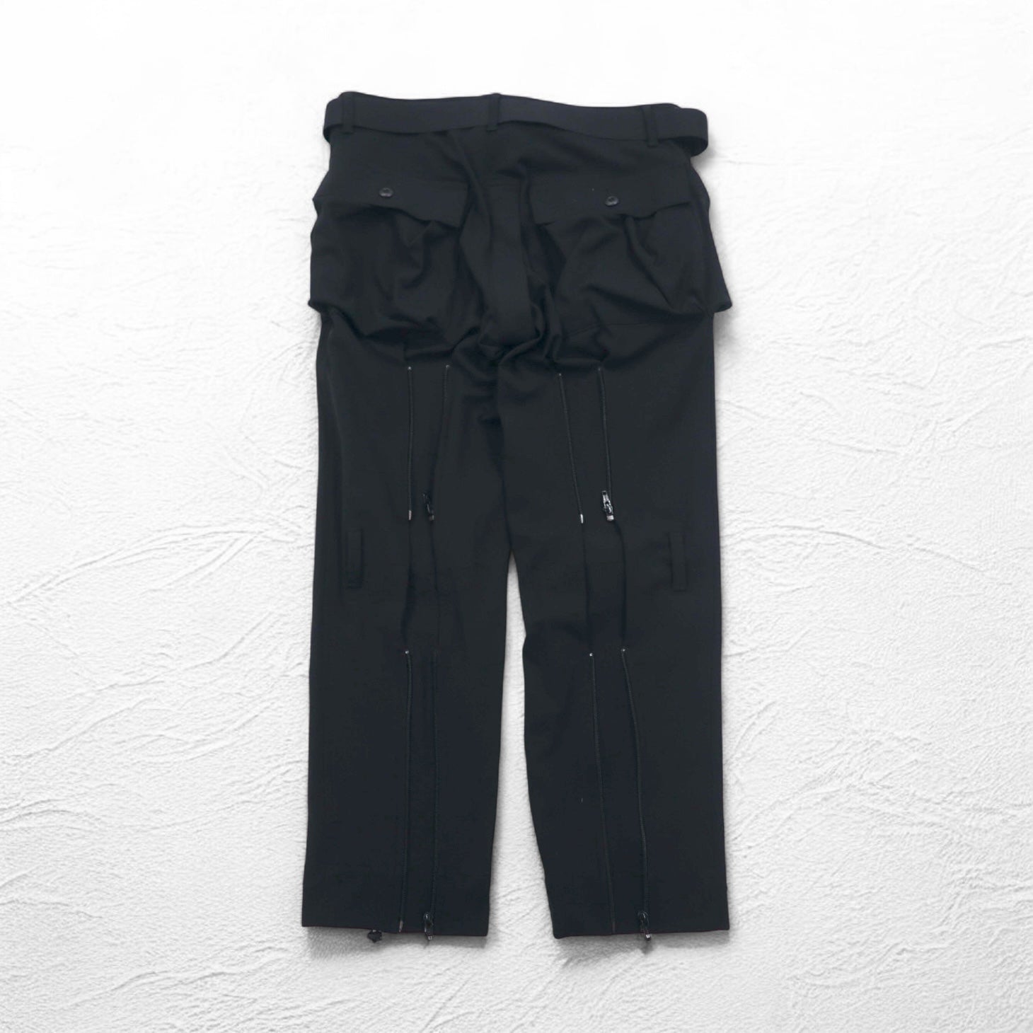 F/CE. × MOUNTAIN RESEARCH Pantaloni bondage S neri SOLOTEX BONDAGE PANTS 10THFMR001