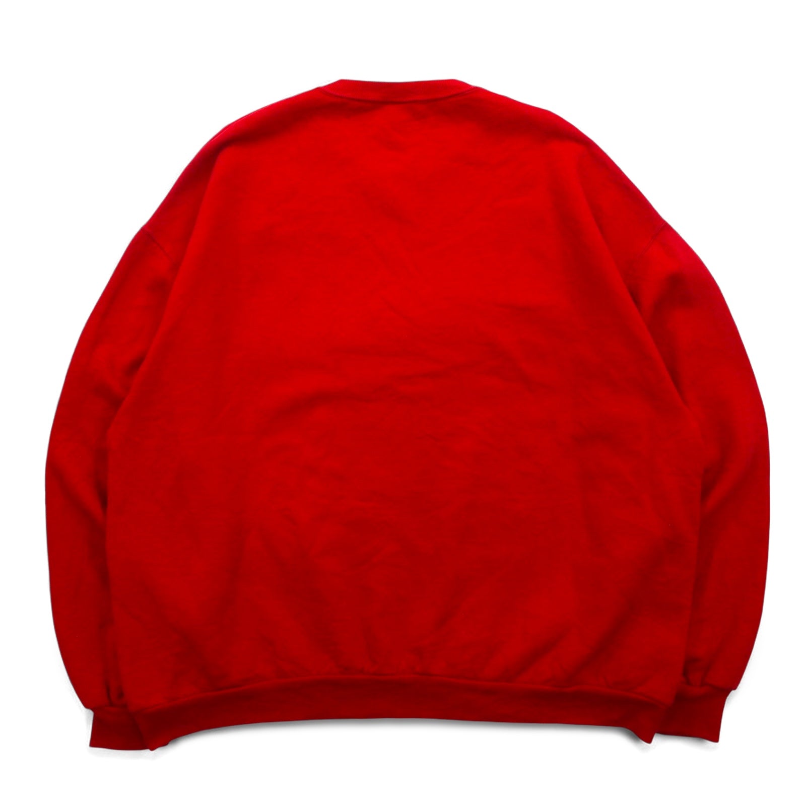 Felpa girocollo JERZEES taglia XL, rossa, in cotone, BIG BEAR, made in Messico