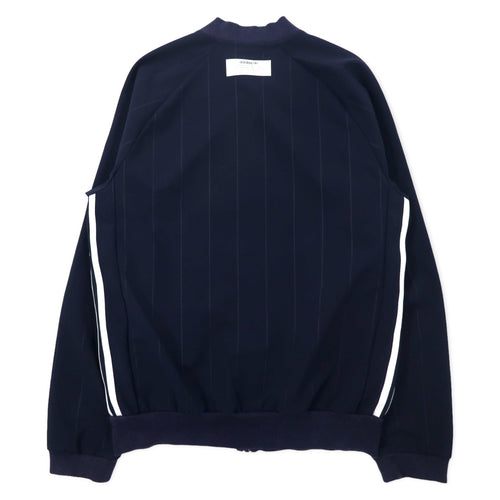 adidas originals Tuta Superstar (modello ATP) giacca da pista, taglia O, blu scuro, poliestere, logo trifoglio, 3 strisce, TKO Denim Super Star Track JKT BK2227