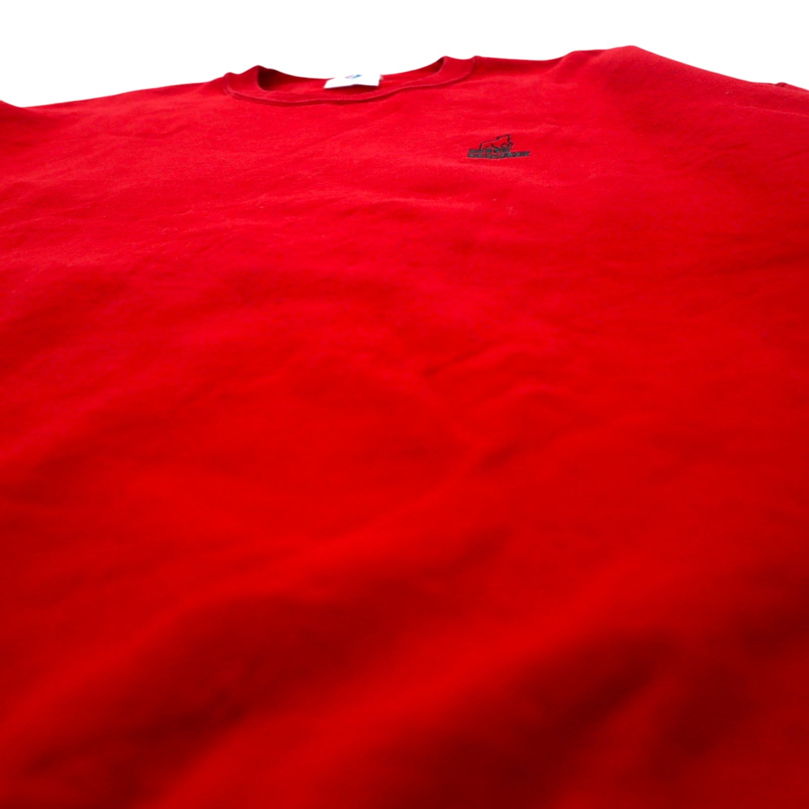 Felpa girocollo JERZEES taglia XL, rossa, in cotone, BIG BEAR, made in Messico
