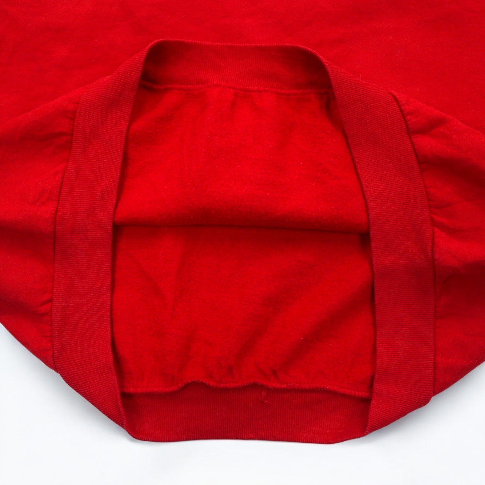 Felpa girocollo JERZEES taglia XL, rossa, in cotone, BIG BEAR, made in Messico