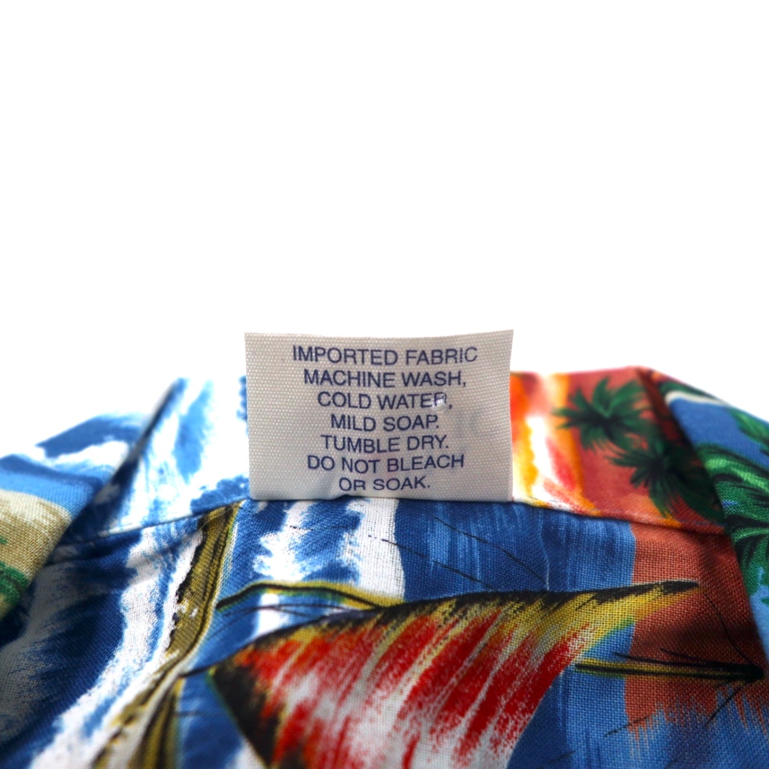 ALOHA REPUBLIC Camicia hawaiana collo aperto M blu cotone fantasia hawaiana (USA)
