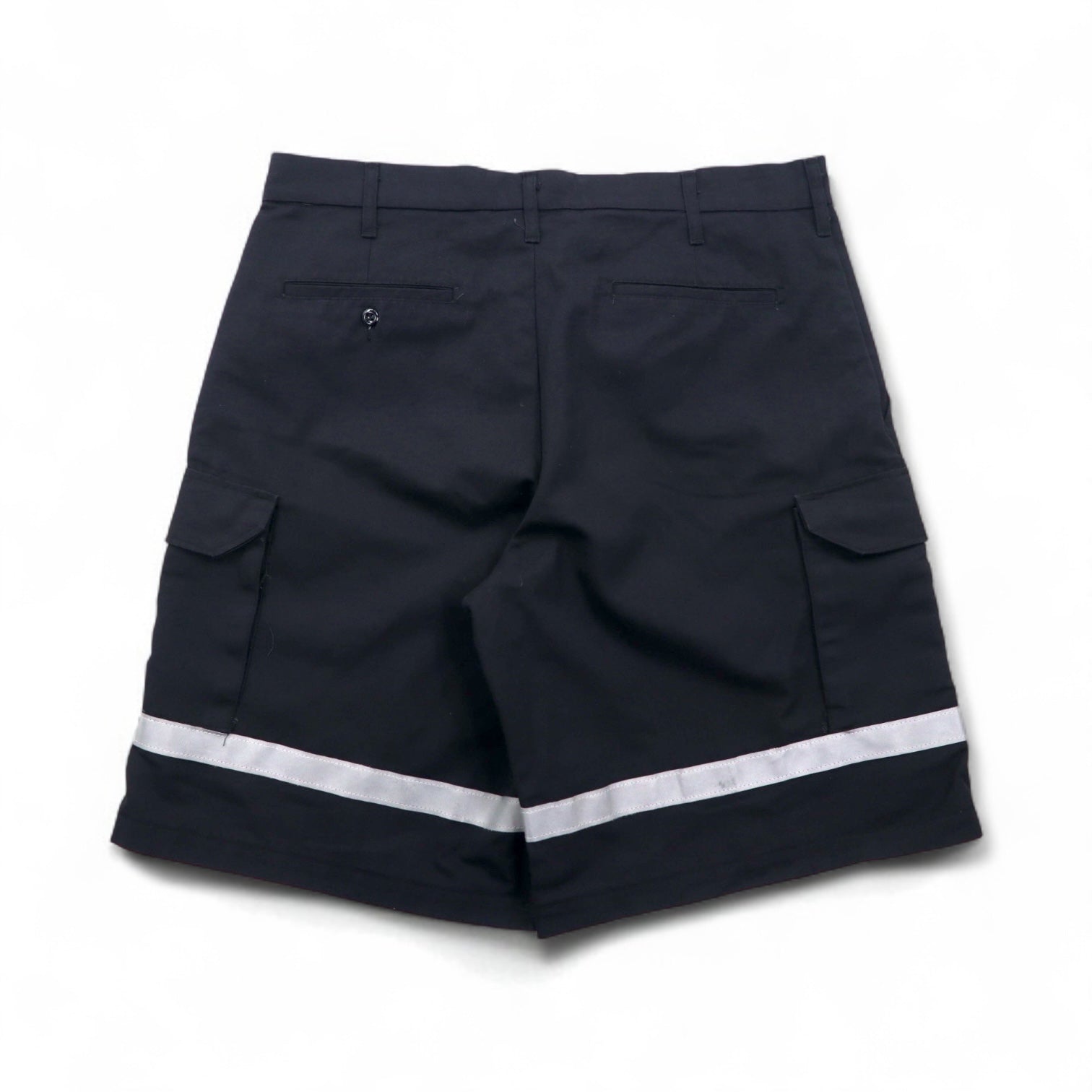 SofTwill by UniFirst Pantaloni corti cargo stile baggy riflettenti da lavoro taglia XL neri al ginocchio Made in Mexico