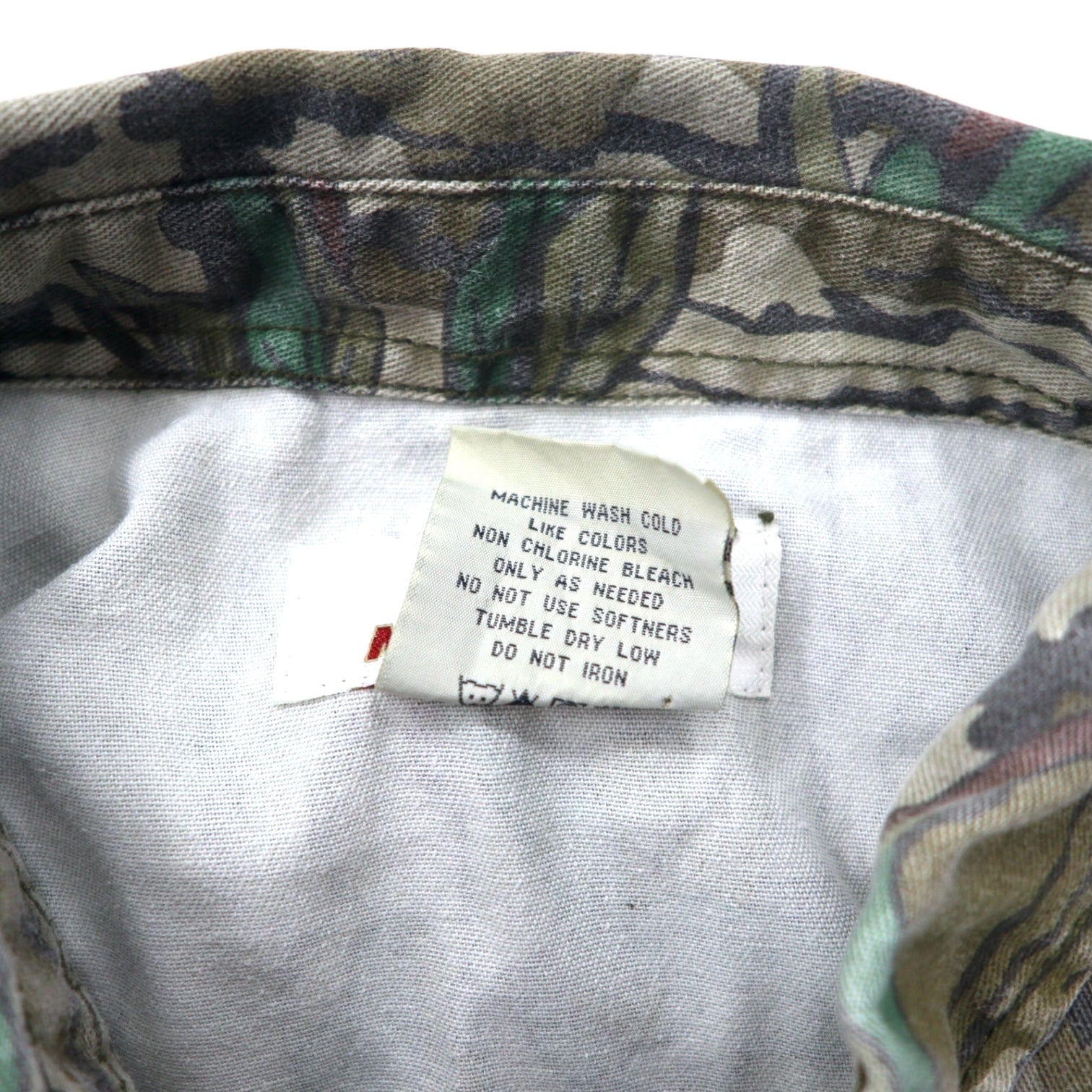 MOSSY OAK Camicia da caccia button-down XL cachi mimetica cotone oversize