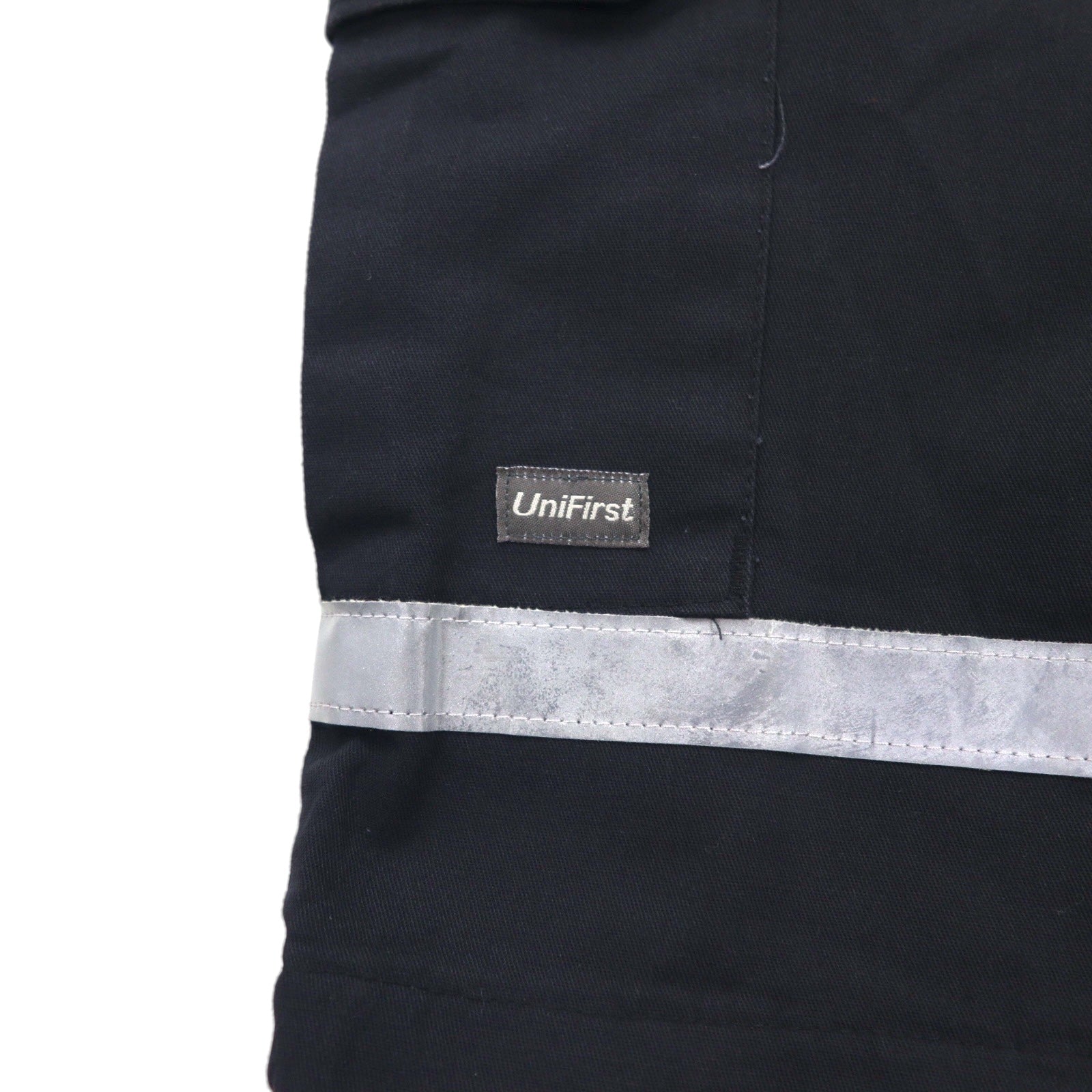SofTwill by UniFirst Pantaloni corti cargo stile baggy riflettenti da lavoro taglia XL neri al ginocchio Made in Mexico