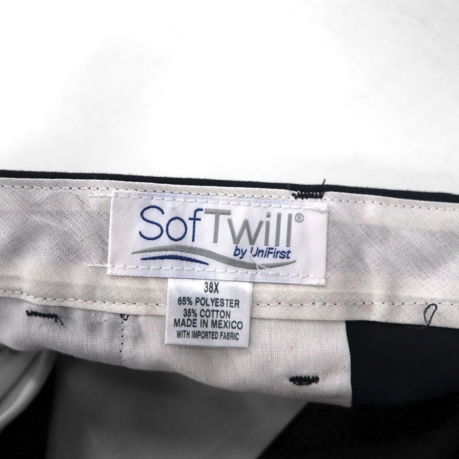 SofTwill by UniFirst Pantaloni corti cargo stile baggy riflettenti da lavoro taglia XL neri al ginocchio Made in Mexico