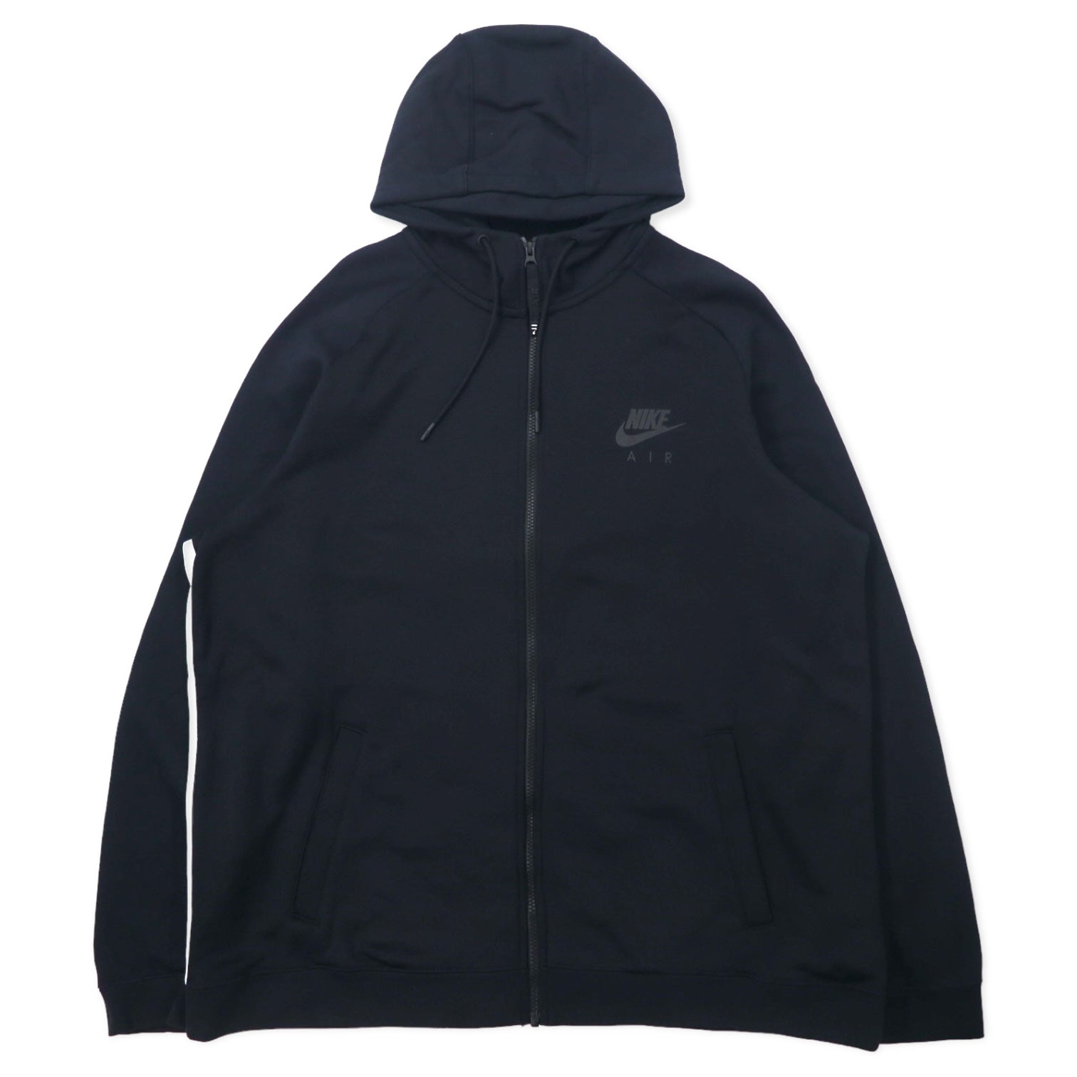 NIKE Air Max Hybrid Full Zip Hoodie XXL Nero Cotone Air Max Hybrid Full Zip Hoodie 805136-010