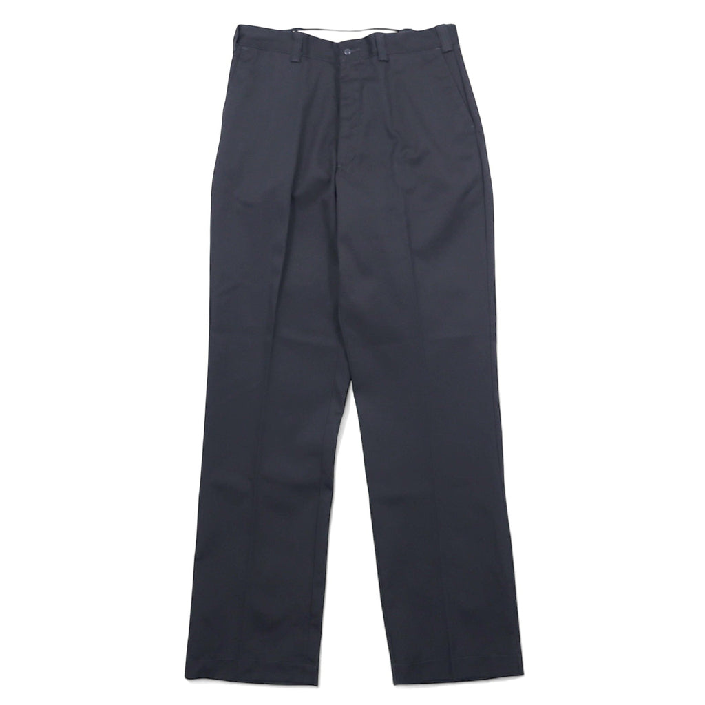 BIG MAC Anni '80 Twill Work Pants Chino 36 Grigio Poliestere Cotone Pieghe Centrali