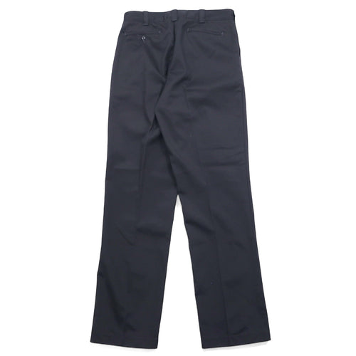 BIG MAC Anni '80 Twill Work Pants Chino 36 Grigio Poliestere Cotone Pieghe Centrali