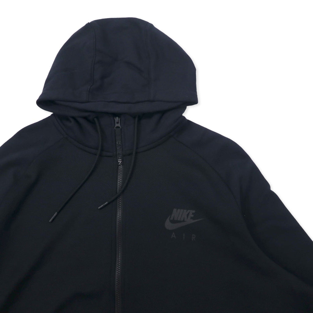 NIKE Air Max Hybrid Full Zip Hoodie XXL Nero Cotone Air Max Hybrid Full Zip Hoodie 805136-010