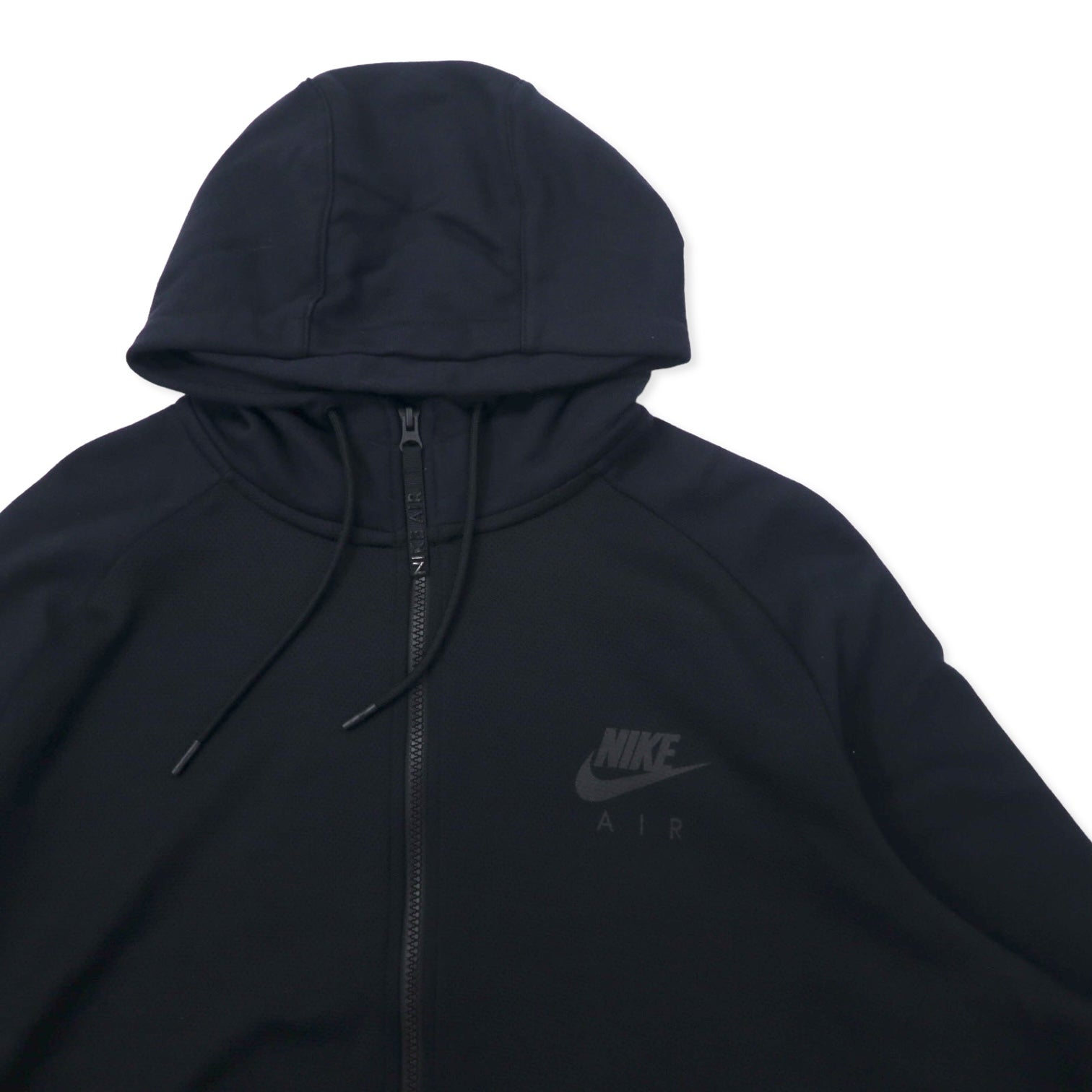 NIKE Air Max Hybrid Full Zip Hoodie XXL Nero Cotone Air Max Hybrid Full Zip Hoodie 805136-010