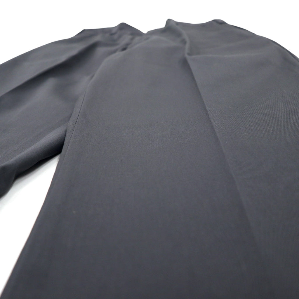 BIG MAC Anni '80 Twill Work Pants Chino 36 Grigio Poliestere Cotone Pieghe Centrali