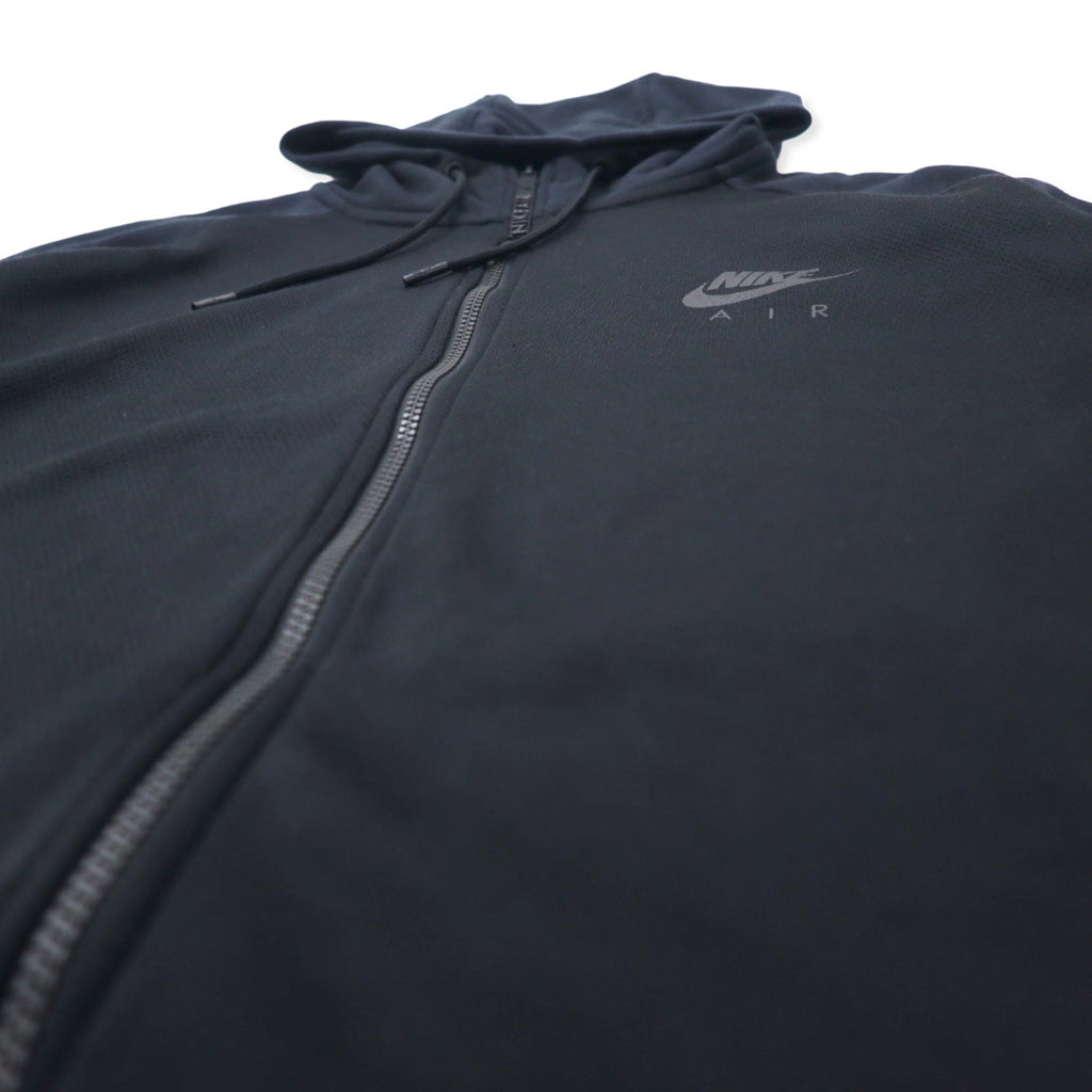 NIKE Air Max Hybrid Full Zip Hoodie XXL Nero Cotone Air Max Hybrid Full Zip Hoodie 805136-010