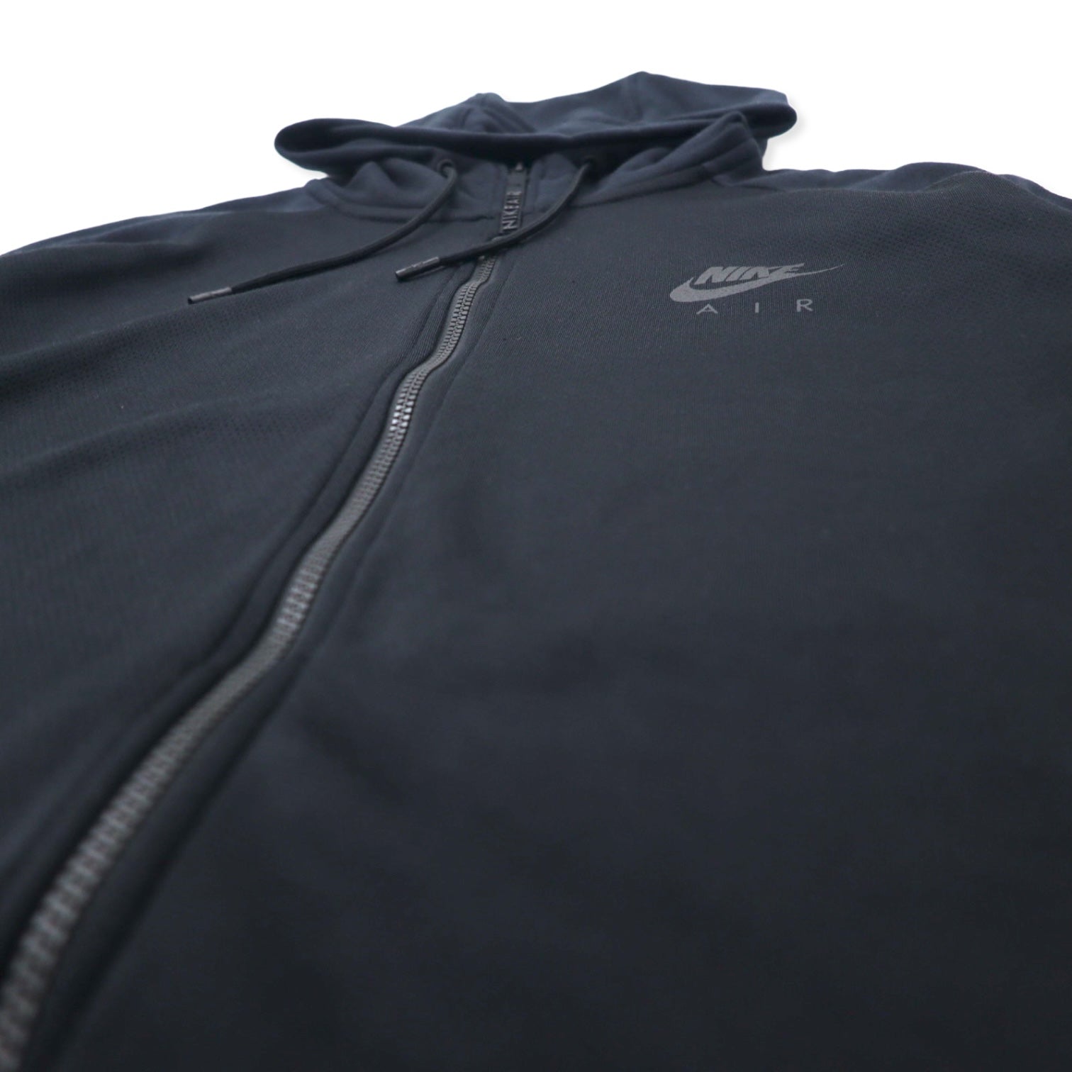 NIKE Air Max Hybrid Full Zip Hoodie XXL Nero Cotone Air Max Hybrid Full Zip Hoodie 805136-010