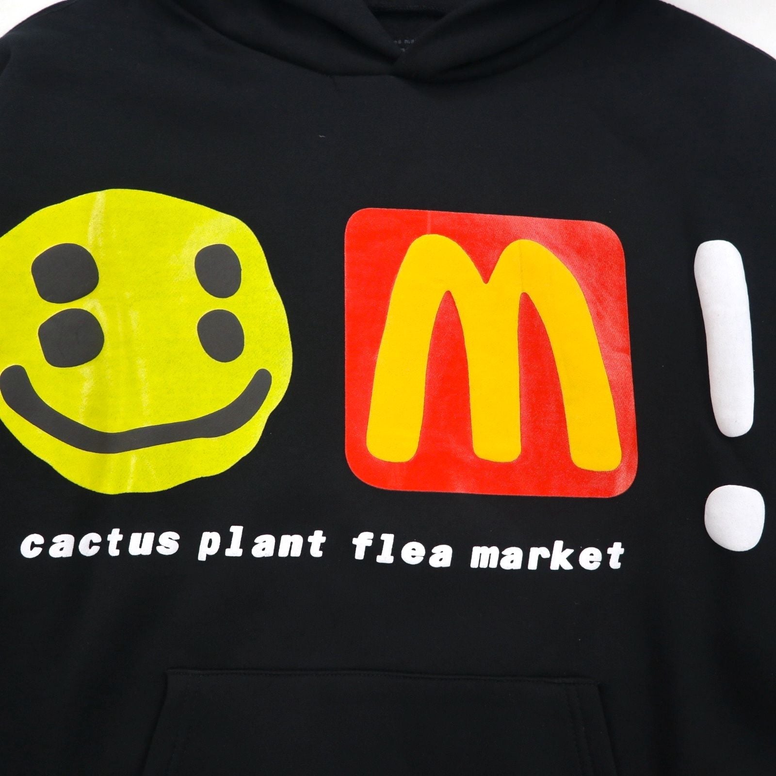 CACTUS PLANT FLEA MARKET × McDonalds Felpa con cappuccio pesante e stampa a bolle CPFM Icons! Hoodie M Nero Felpato 22AW