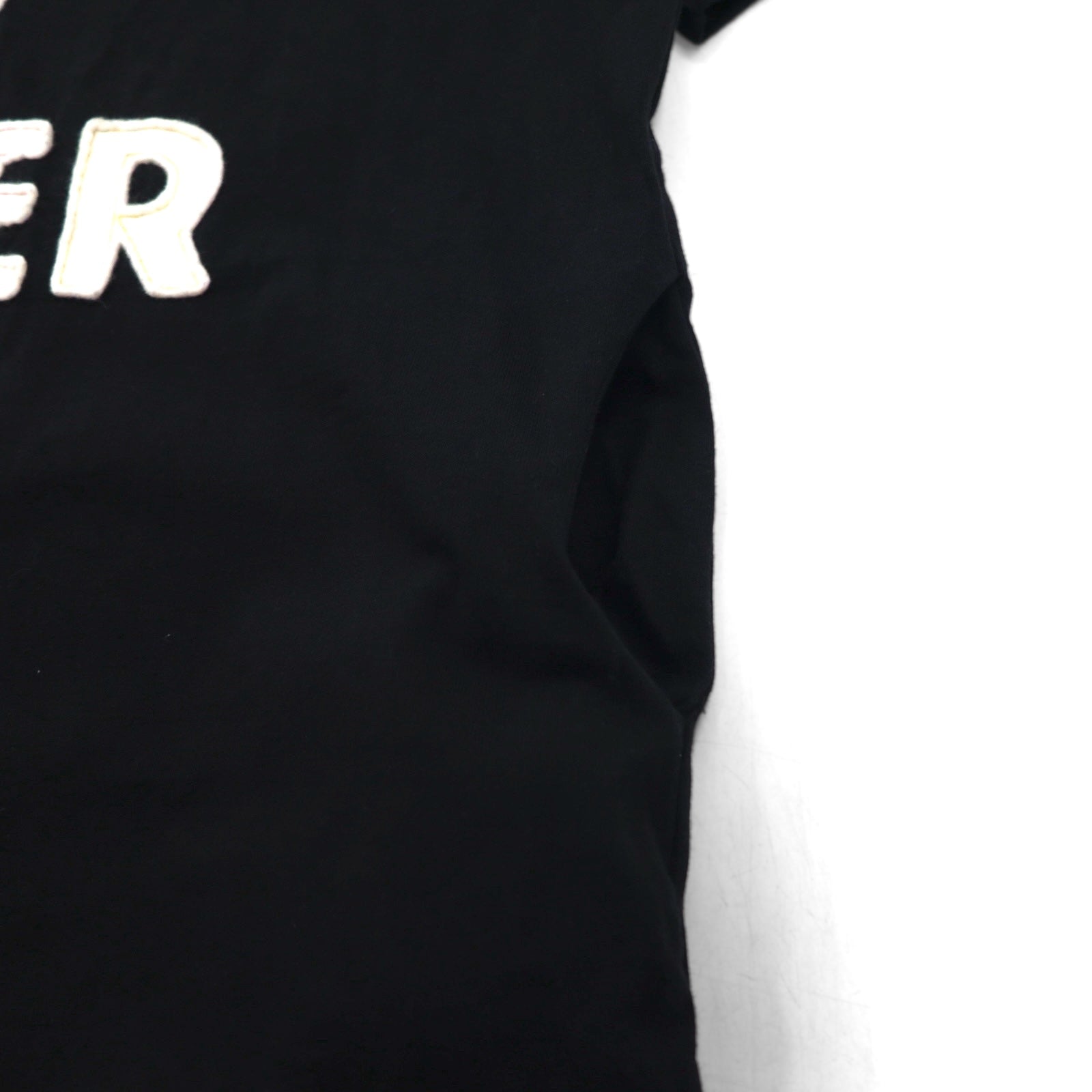 masterkey T-shirt oversize in cotone pesante, taglia unica, colore nero, con toppa in feltro "WAR IS OVER", made in Japan