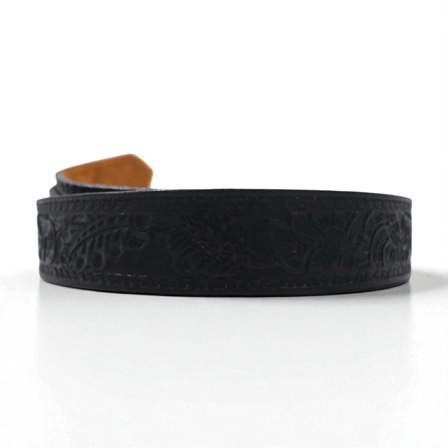 NOCONA USA Cintura Western in Pelle Nera Taglia 40 Fibbia Argentata