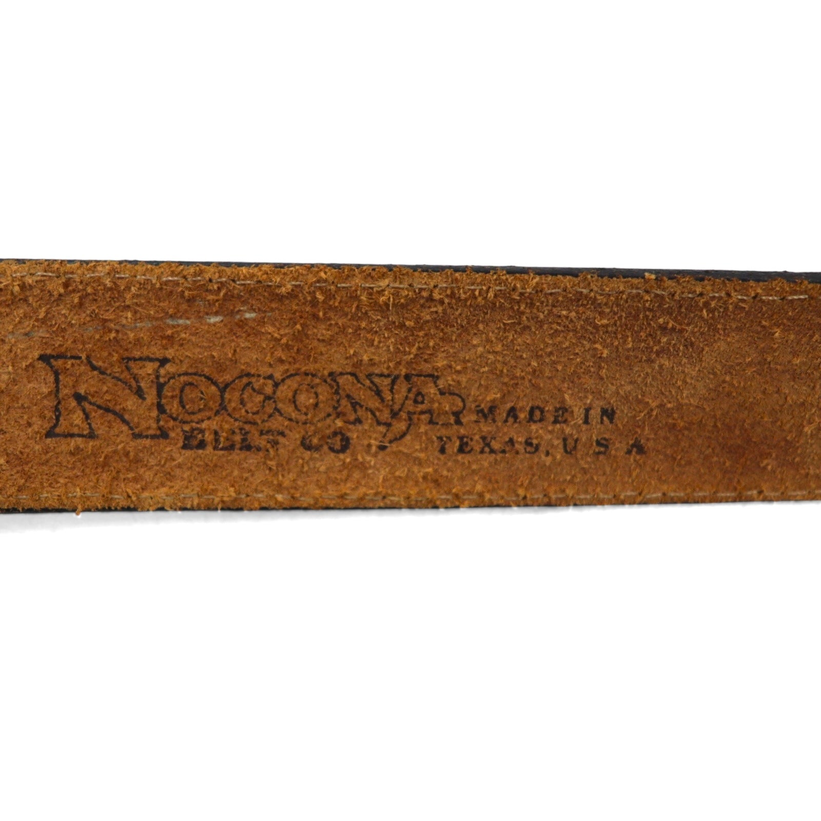NOCONA USA Cintura Western in Pelle Nera Taglia 40 Fibbia Argentata