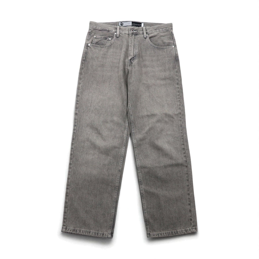 Levi's SilverTab LOOSE jeans larghi L grigi con cerniera A3421-0006