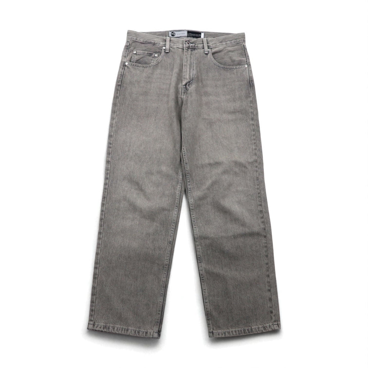 Levi's SilverTab LOOSE jeans larghi L grigi con cerniera A3421-0006