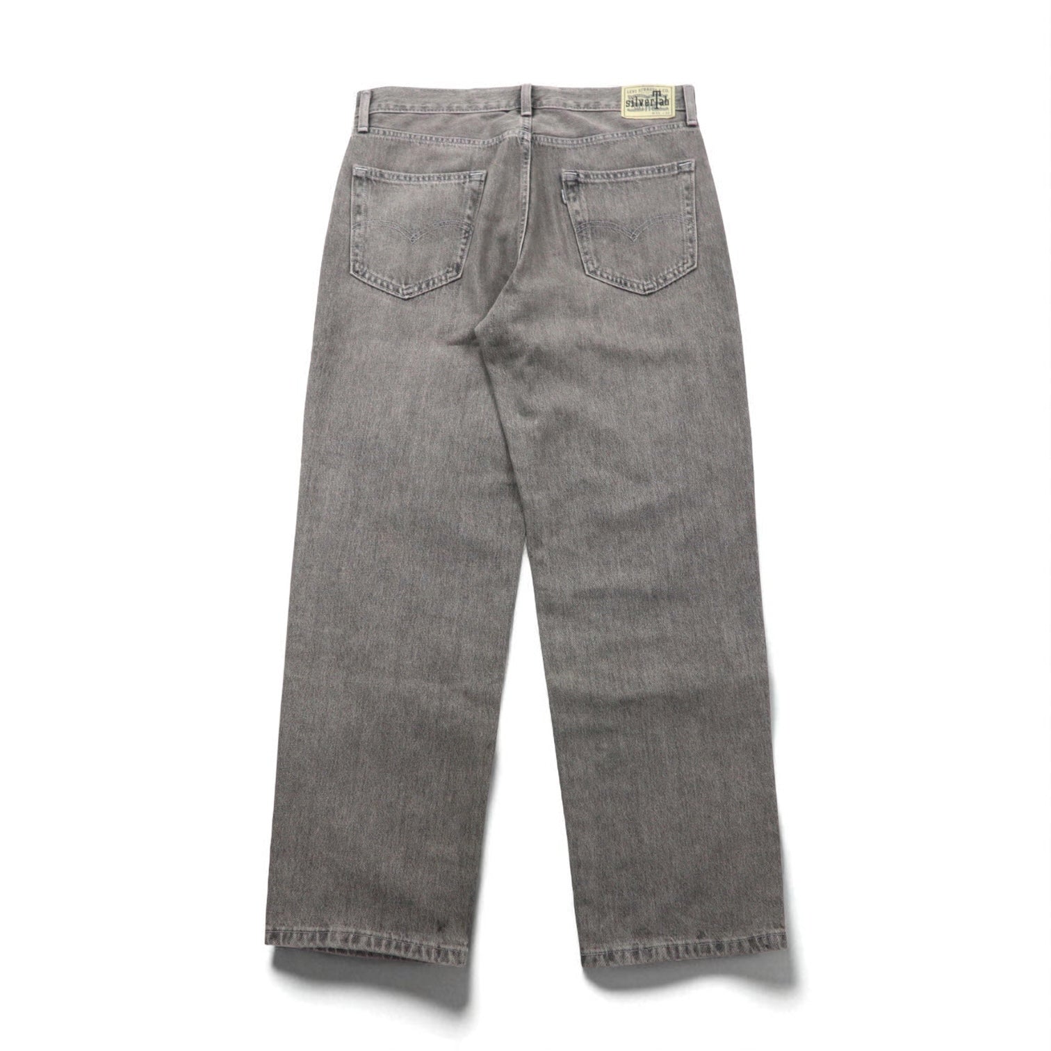 Levi's SilverTab LOOSE jeans larghi L grigi con cerniera A3421-0006