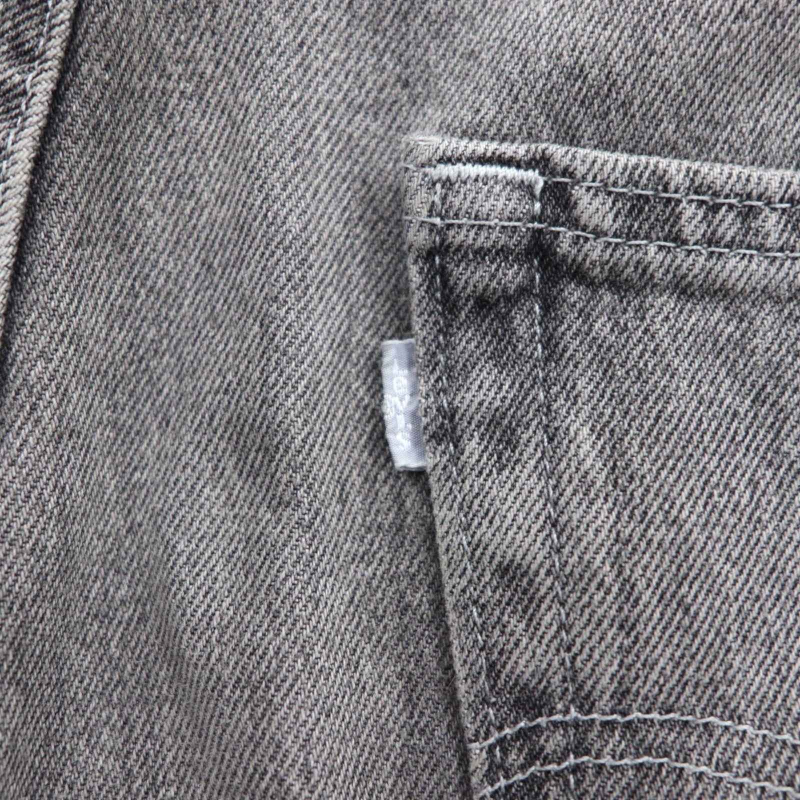 Levi's SilverTab LOOSE jeans larghi L grigi con cerniera A3421-0006