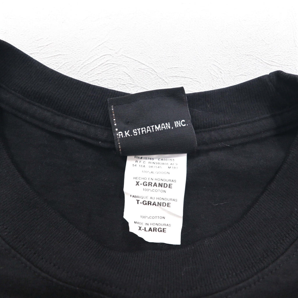 HARLEY DAVIDSON 両面プリント Tシャツ XL ブラック コットン BAD DOG