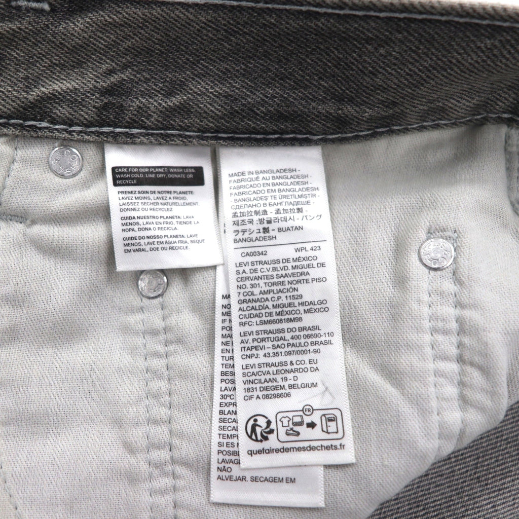 Levi's SilverTab LOOSE jeans larghi L grigi con cerniera A3421-0006