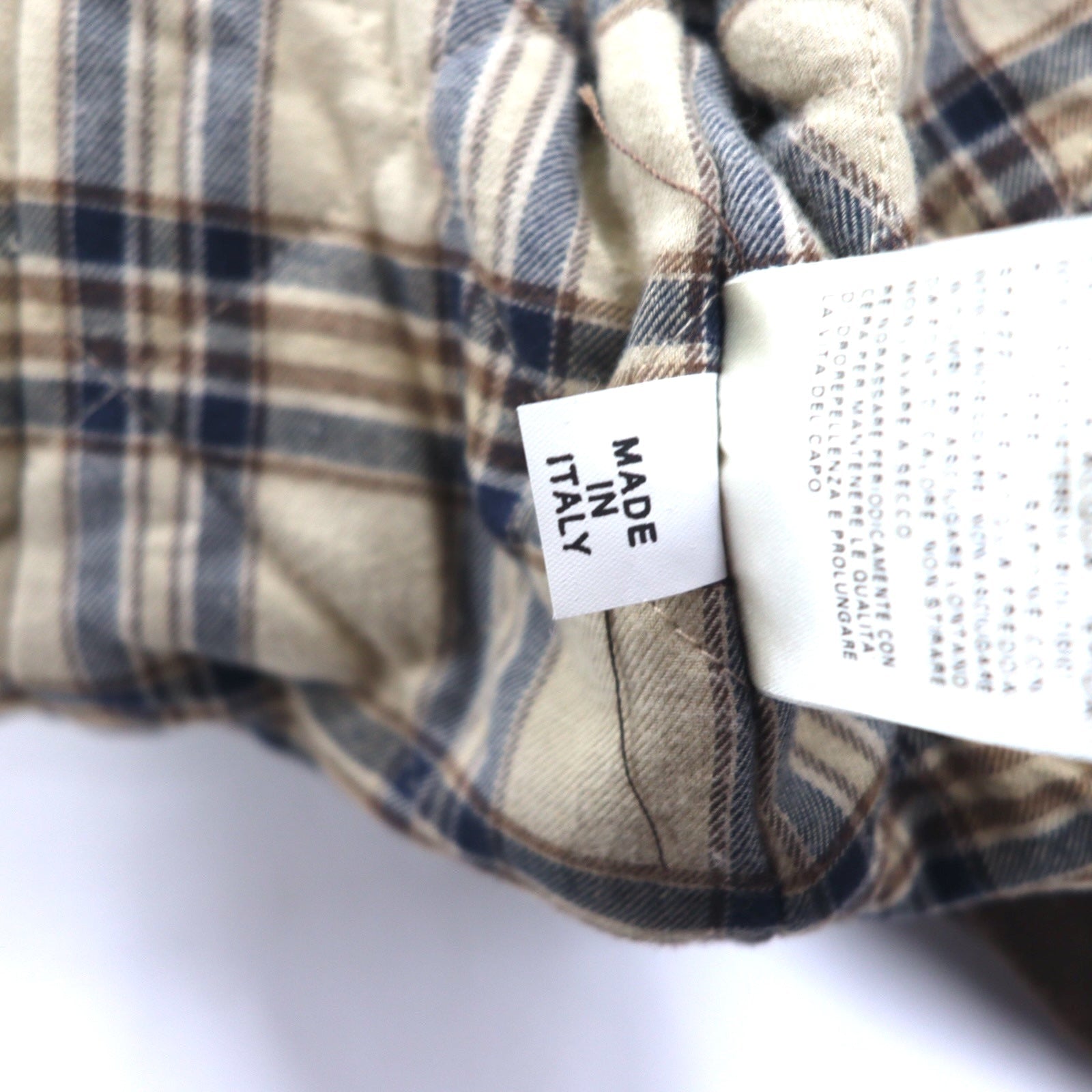 Belstaff GOLD Label Giacca da motociclista Roadmaster made in Italy, giacca cerata L marrone, poliestere, fodera a quadri, doppia cerniera